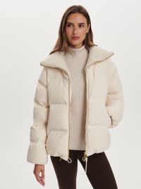 anuke 25AW Boacollar Padding Coat ベージュ38 25VARWCASUBRCKLYCRBHT_Birch_is