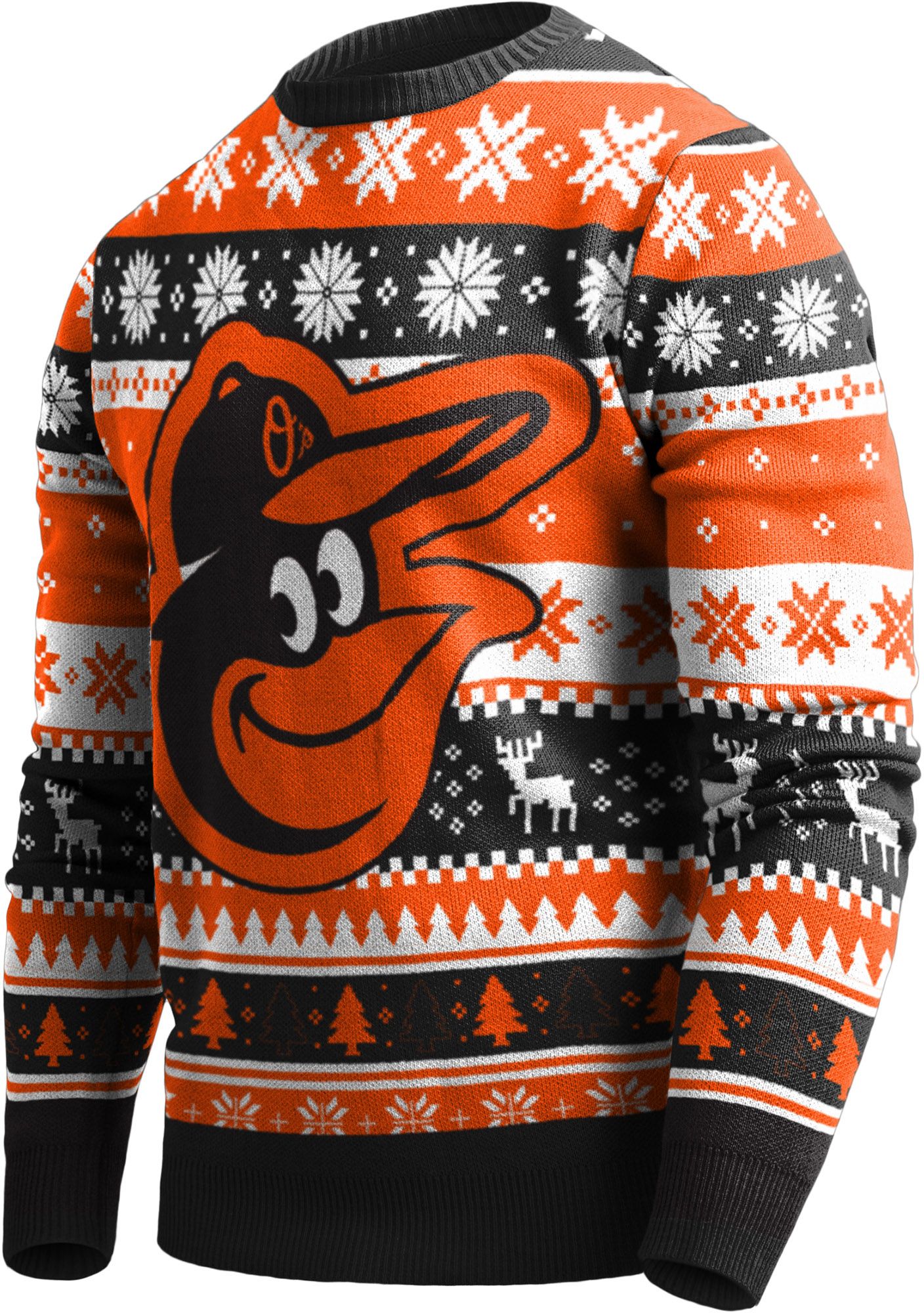 FOCO Men's Baltimore Orioles Blue Ugly Knit Sweater product image
