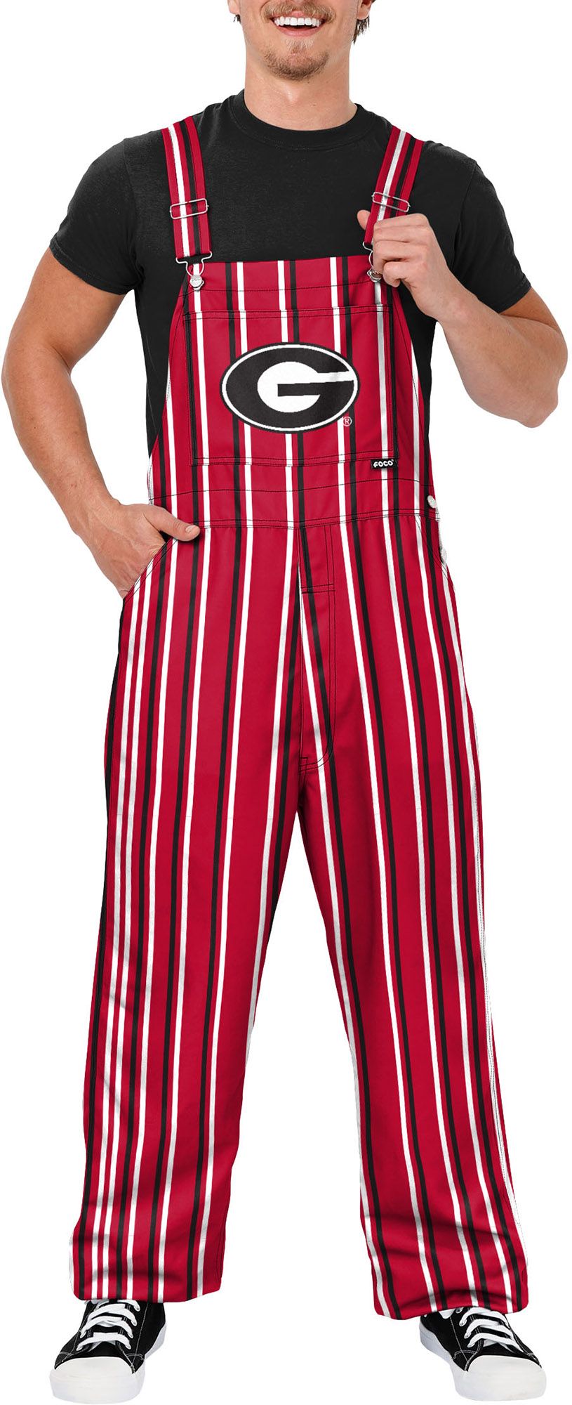FOCO Men's Georgia Bulldogs Red Spirit Overalls product image