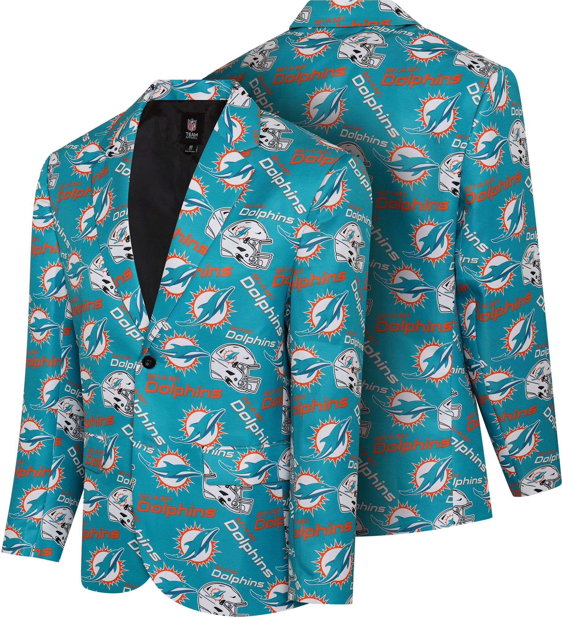 FOCO Men's Miami Dolphins Aqua Suit Jacket product image