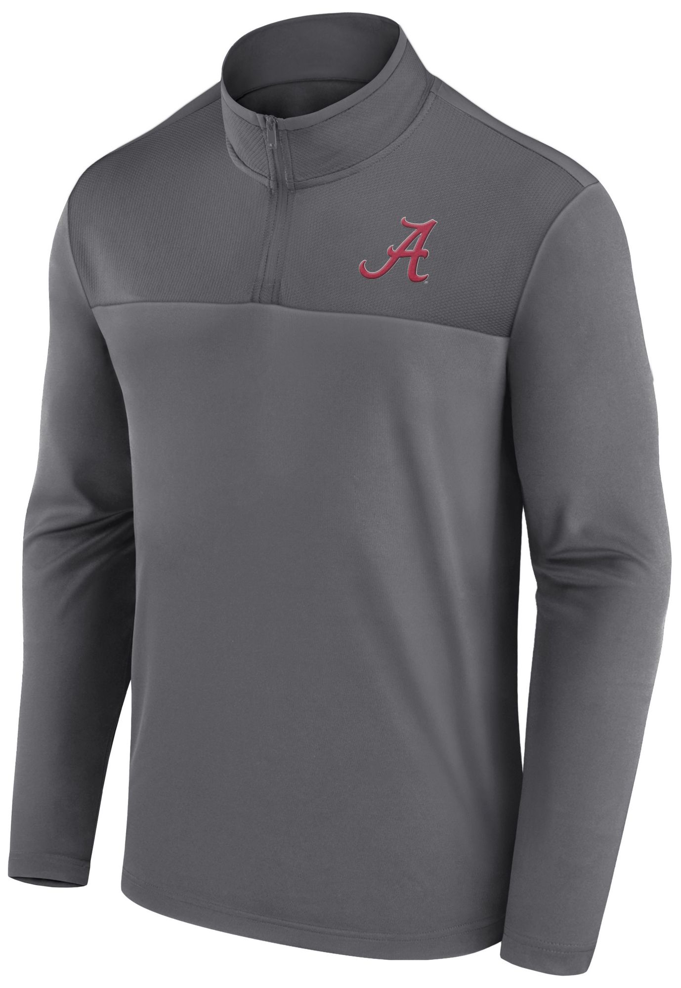 Logo Athletic Men's Alabama Crimson Tide Storm Gray 1/4 Zip Jacket product image