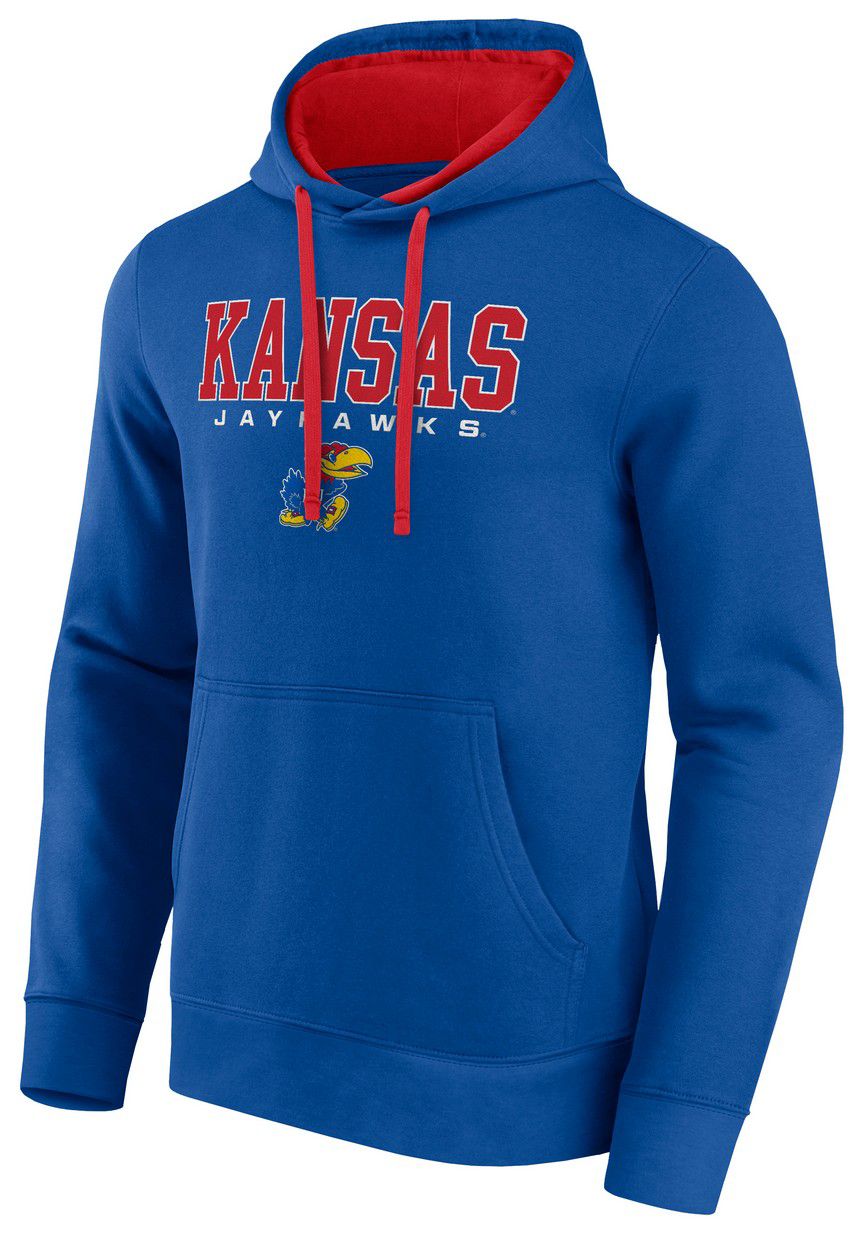 Logo Athletic Men's Kansas Jayhawks Royal/Red Hoodie product image