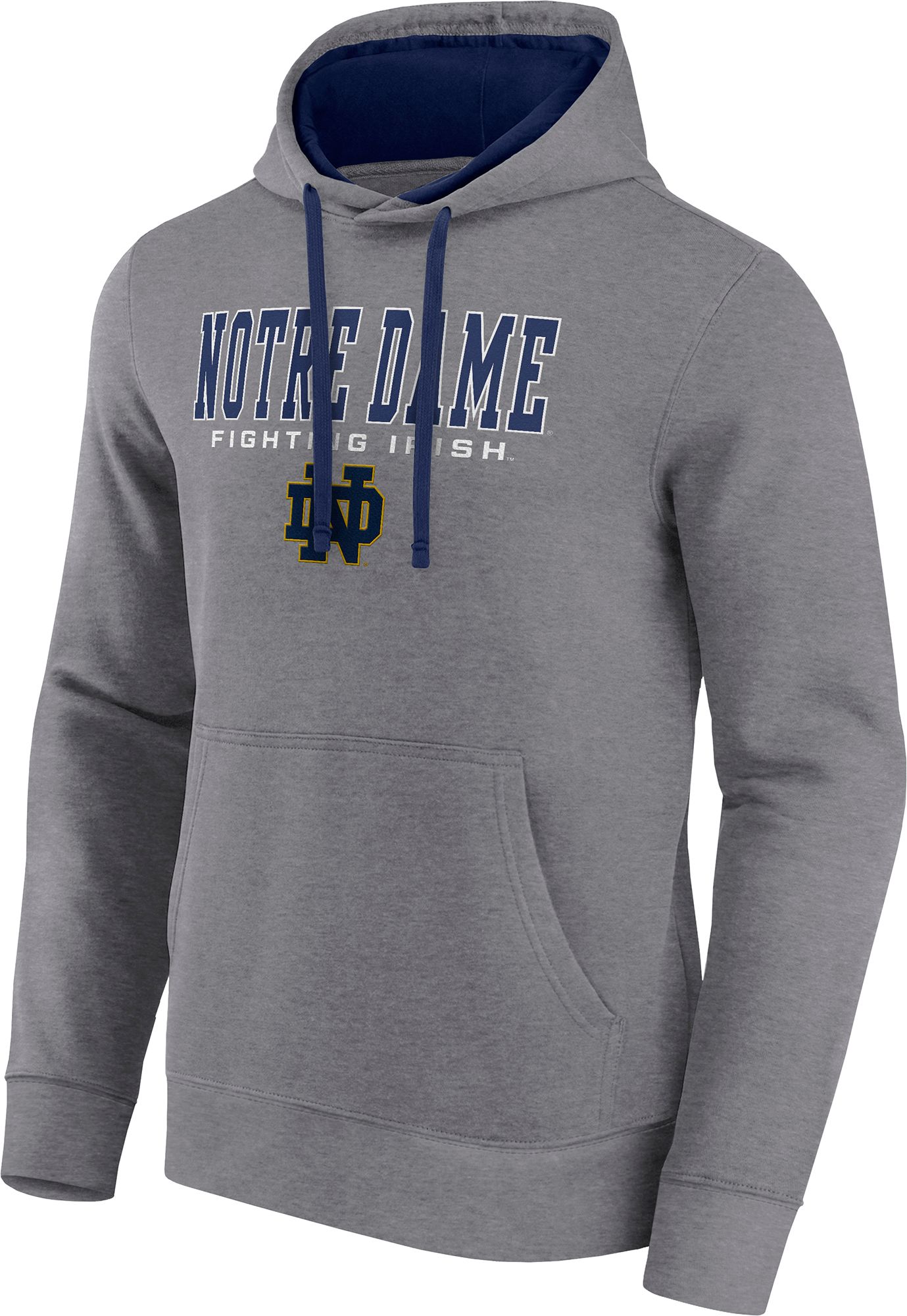 Logo Athletic Men's Notre Dame Fighting Irish Grey/Navy Hoodie product image