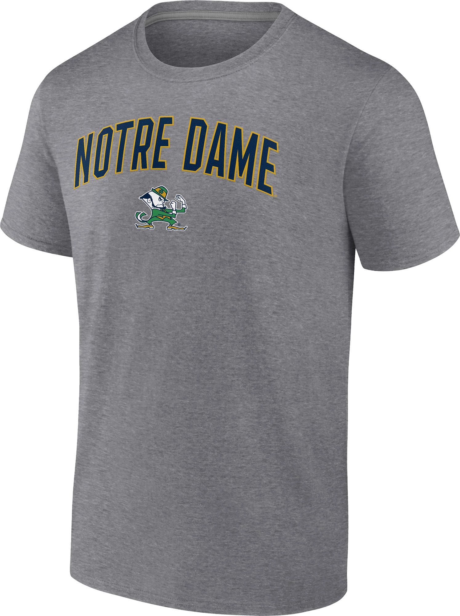 Logo Athletic Men's Notre Dame Fighting Irish Athletic Gray Heather Arch Promo Short Sleeve T-Shirt product image