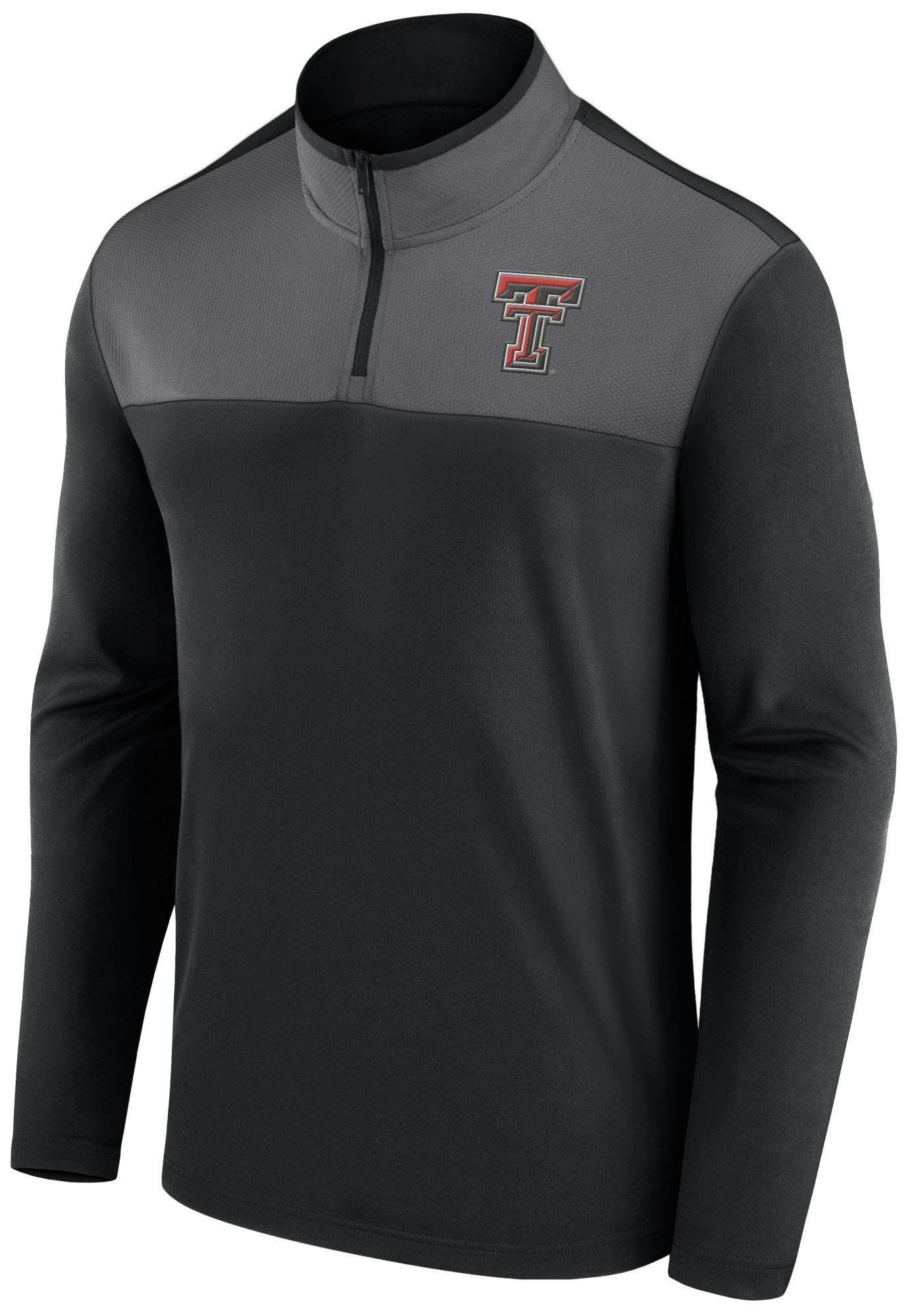 Logo Athletic Men's Texas Tech Red Raiders Black 1/4 Zip Jacket product image