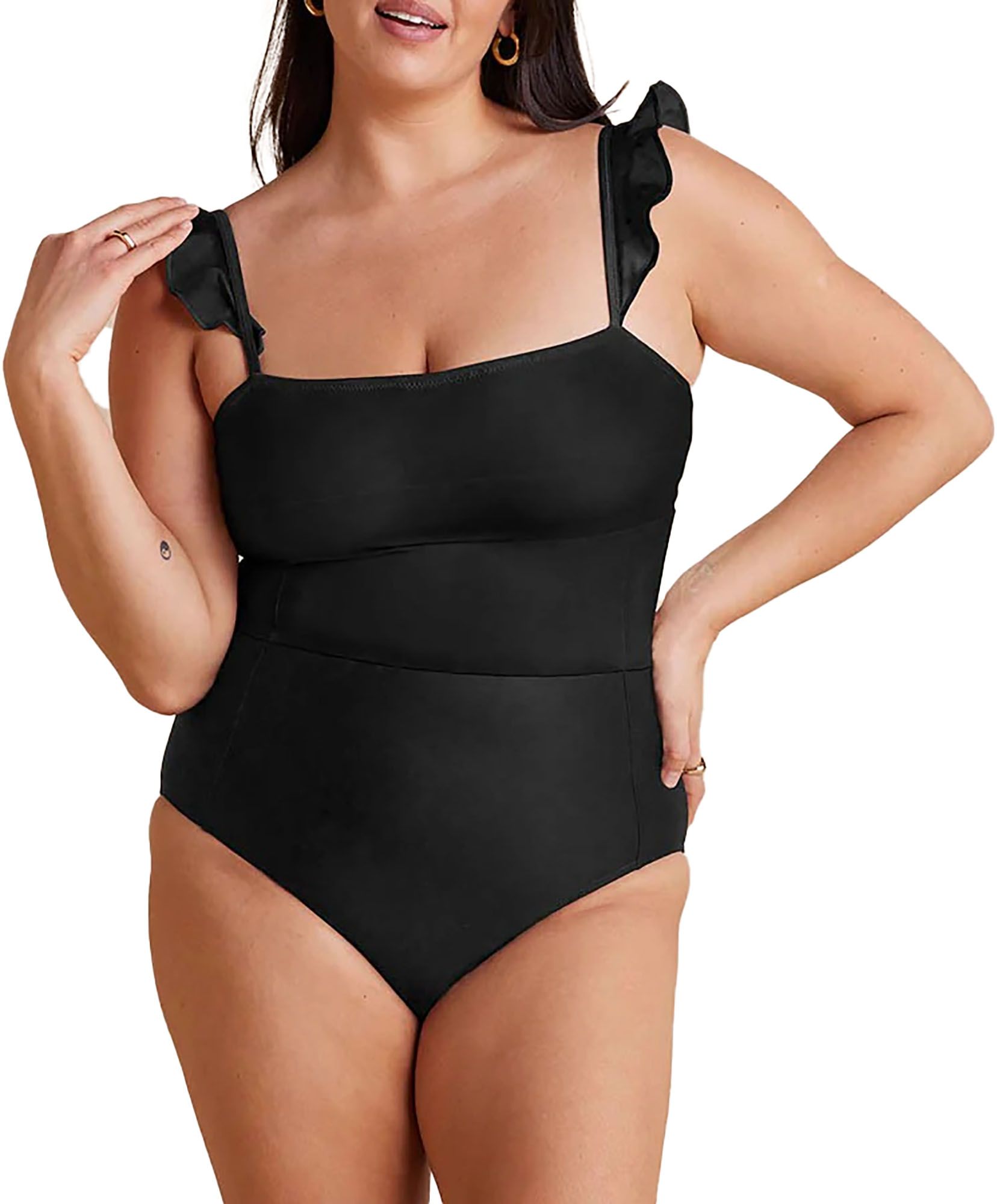SUMMERSALT Women's Ruffle Oasis One-Piece Swimsuit product image