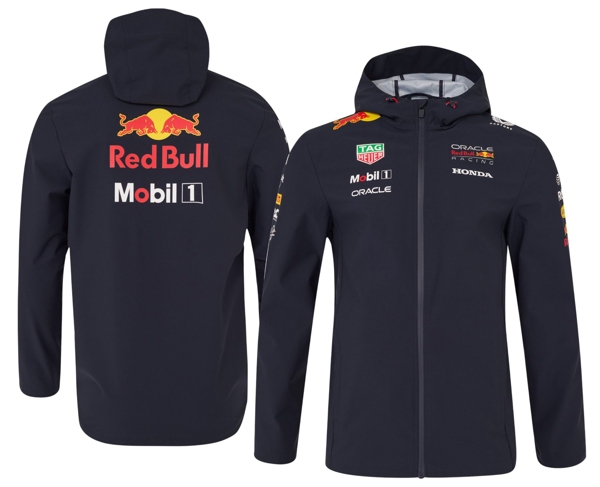 Castore Men's F1 Redbull Racing Navy Full-Zip Water Resistant Jacket product image