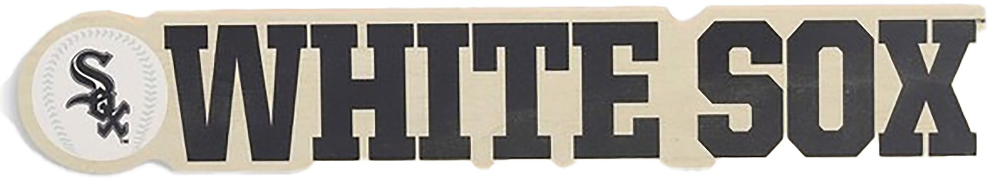 Open Road Chicago White Sox Logo Wood Block Sign product image