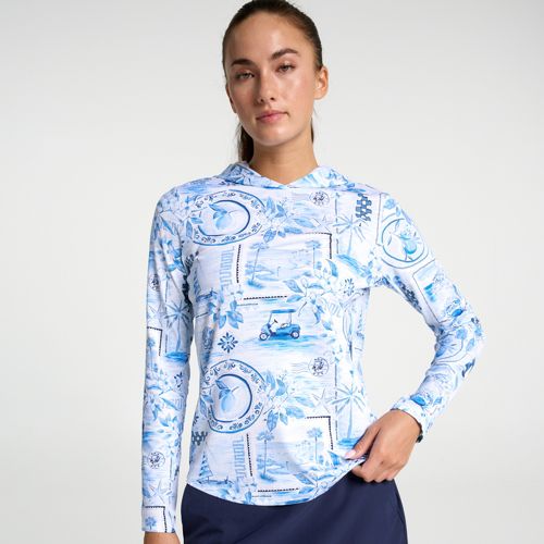 Walter Hagen Women's Bloom Performance 11 Woven Golf 1/4 Zip