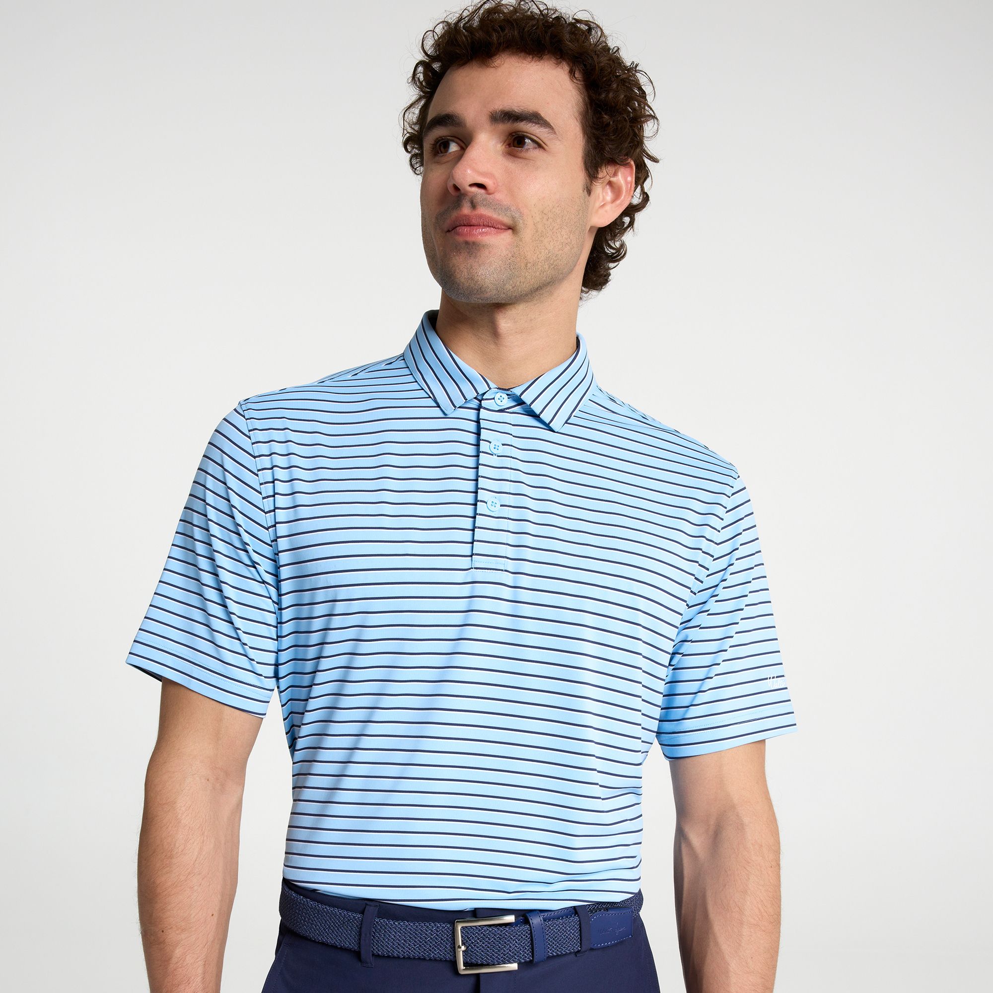 Walter Hagen Men's Performance 11 Classic Tri-Stripe Golf Polo product image