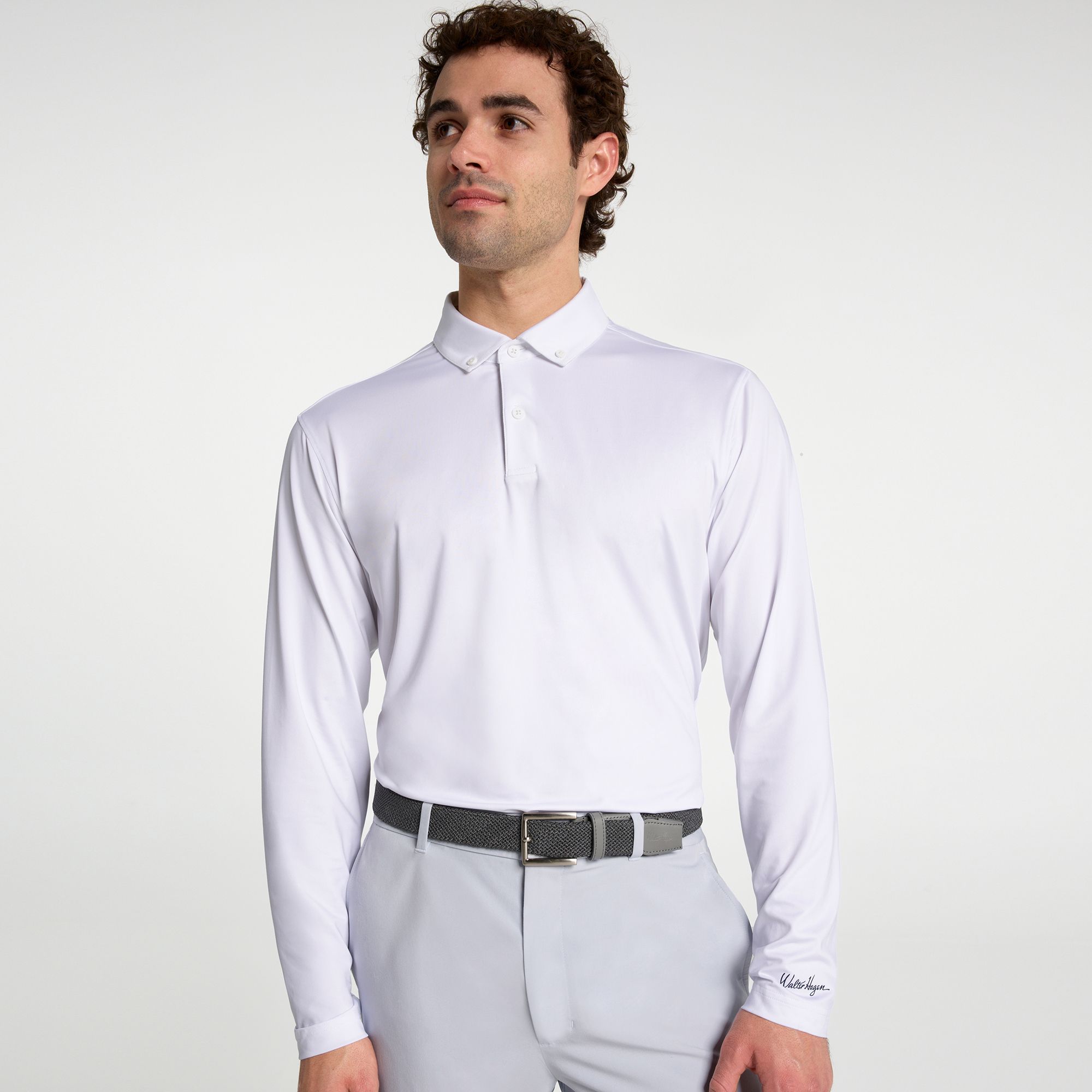 Walter Hagen Men's Performance 11 Champ Stripe Long Sleeve Polo product image