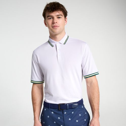 Walter Hagen Men's Performance 11 Classic Tri-Stripe Golf Polo
