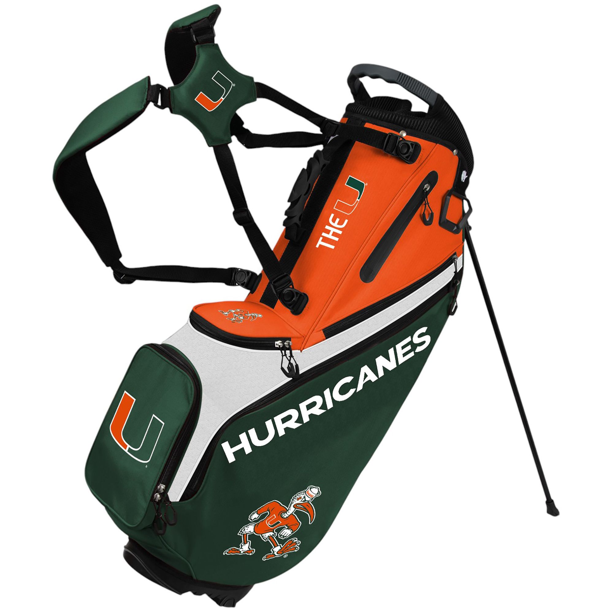 WinCraft Miami Hurricanes Back Nine Stand Bag product image