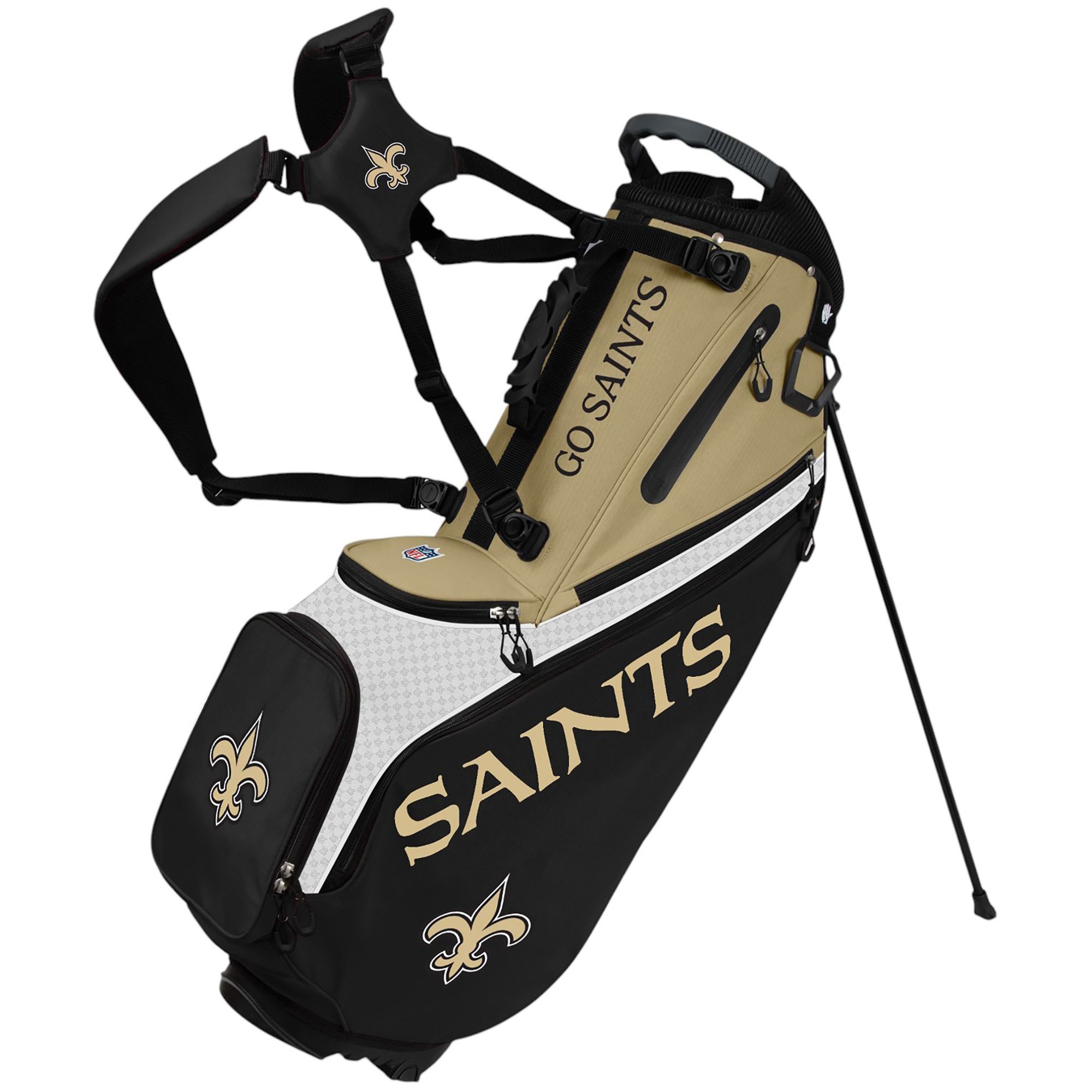 WinCraft New Orleans Saints Back Nine Stand Bag product image