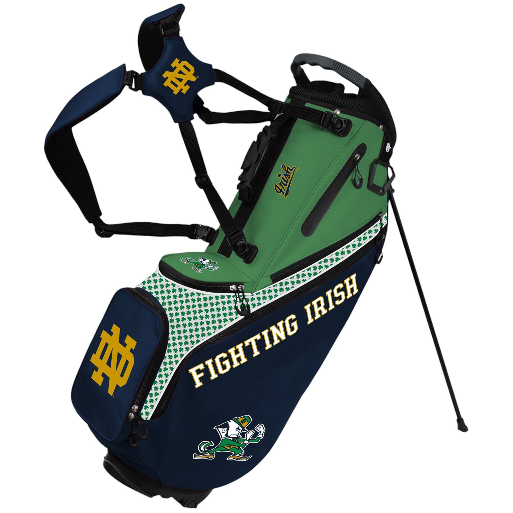 WinCraft Notre Dame Fighting Irish Back Nine Stand Bag product image
