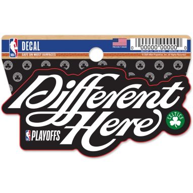 sorry, WinCraft 2024-25 NBA Playoffs Boston Celtics "Different Here" Decal is currently out of stock