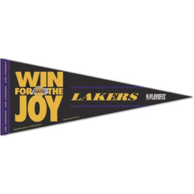 sorry, WinCraft 2024-25 NBA Playoffs Los Angeles Lakers "Win For The Joy" Premium Pennant is currently out of stock