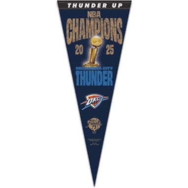 sorry, WinCraft 2025 NBA Champions Oklahoma City Thunder Pennant is currently out of stock