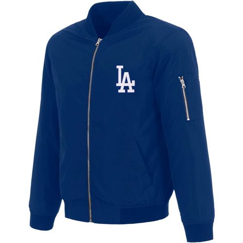 JH Design Men's Los Angeles Dodgers Full-Zip Reversible Flight