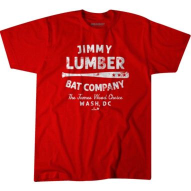 sorry, BreakingT Adult Washington James Wood 'Jimmy Lumber' Red T-Shirt is currently out of stock