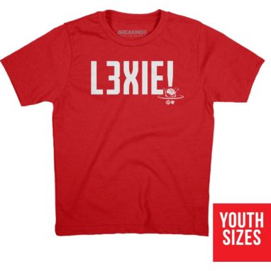 sorry, BreakingT Youth Indiana Fever Lexie Hull #10 Red 'L3XIE' T-Shirt is currently out of stock