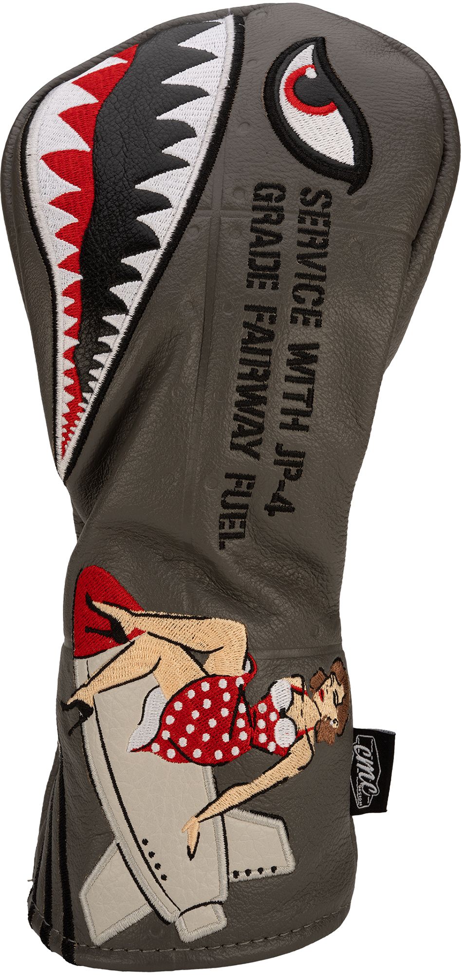 CMC Design Shark Bomber Pin Up Fairway Wood Headcover product image