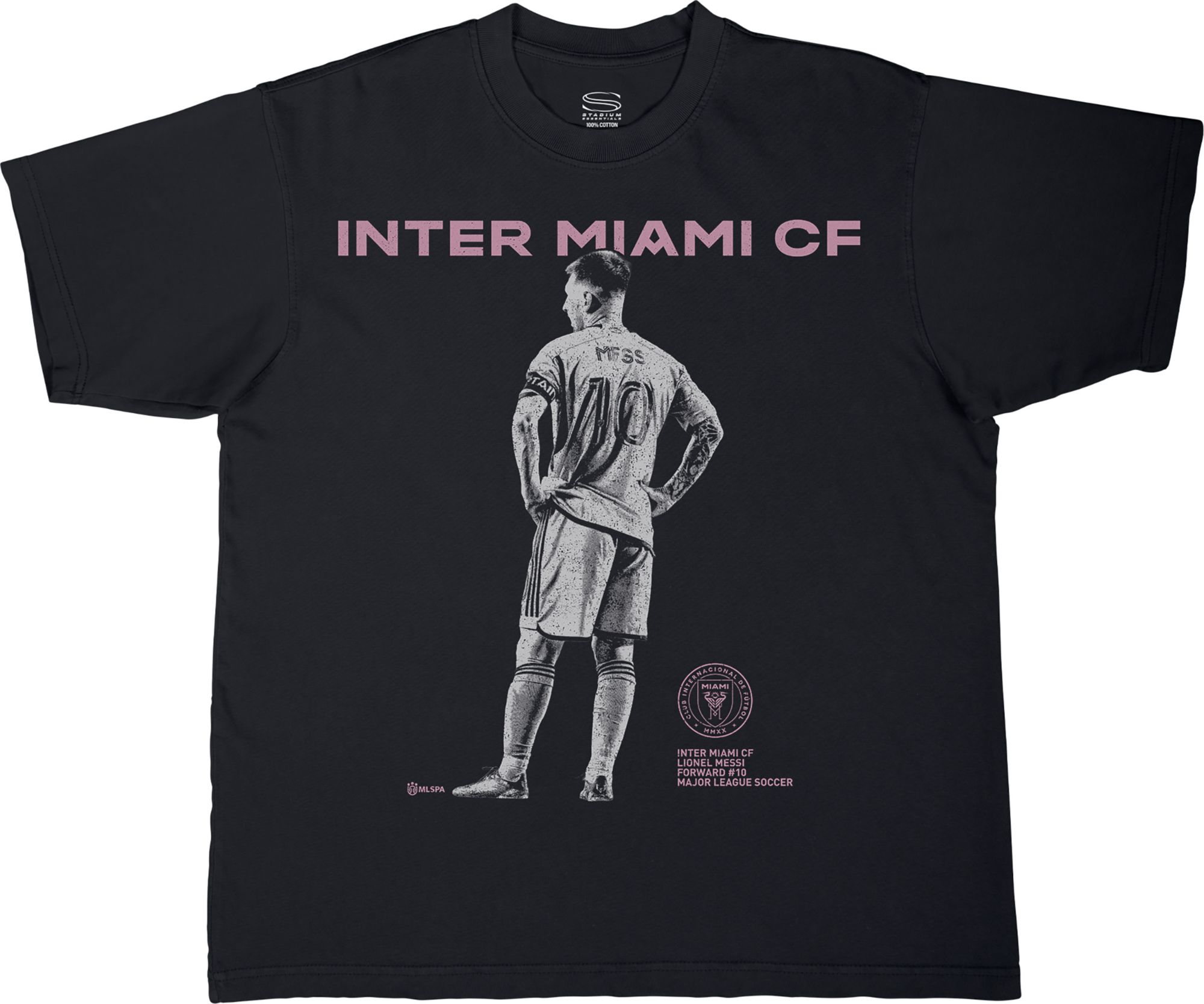 Stadium Essentials Adult Inter Miami CF Lionel Messi #10 Black T-Shirt product image