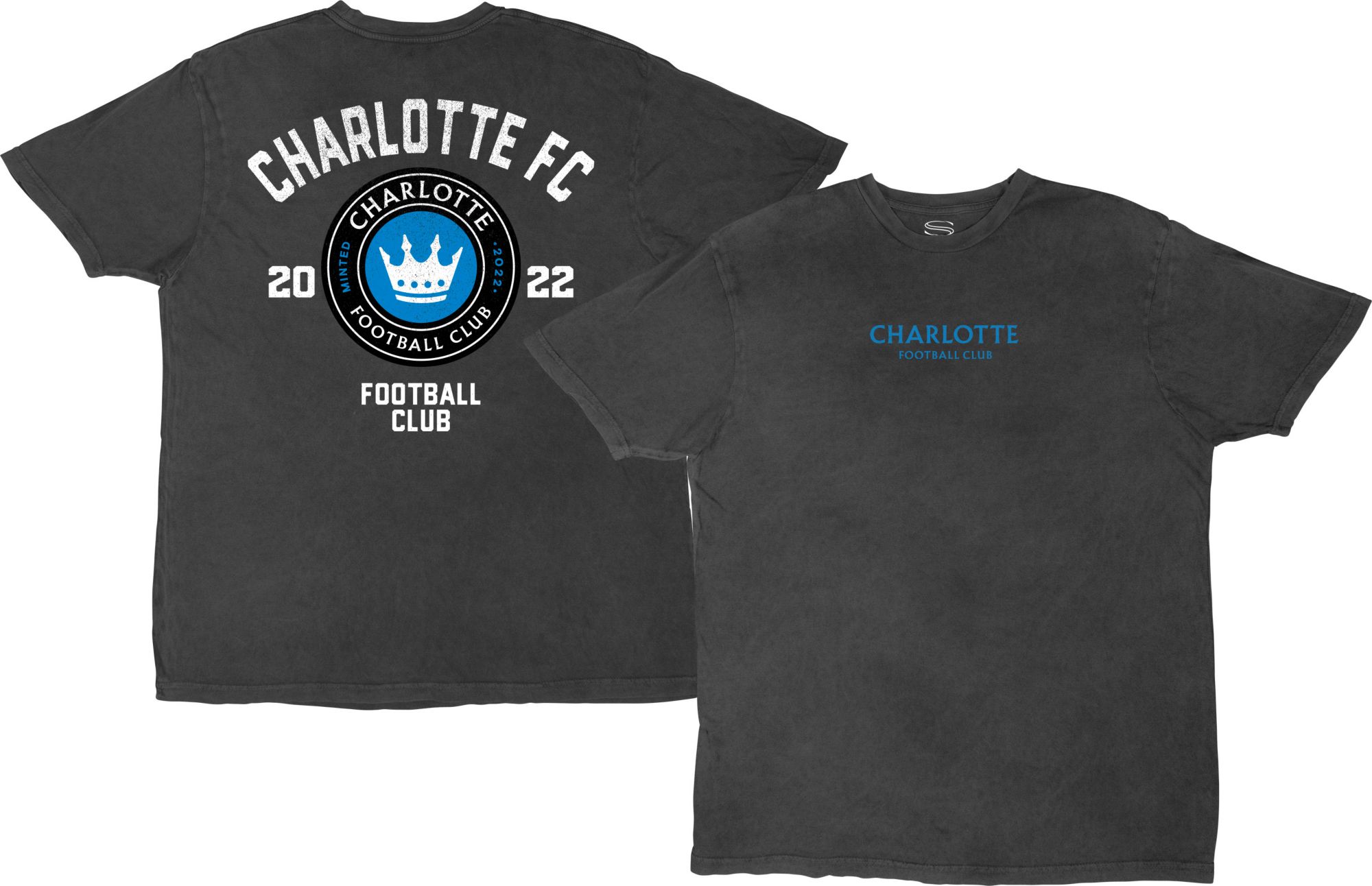 Stadium Essentials Men's Charlotte FC Vintage Black 'Get Back' T-Shirt product image
