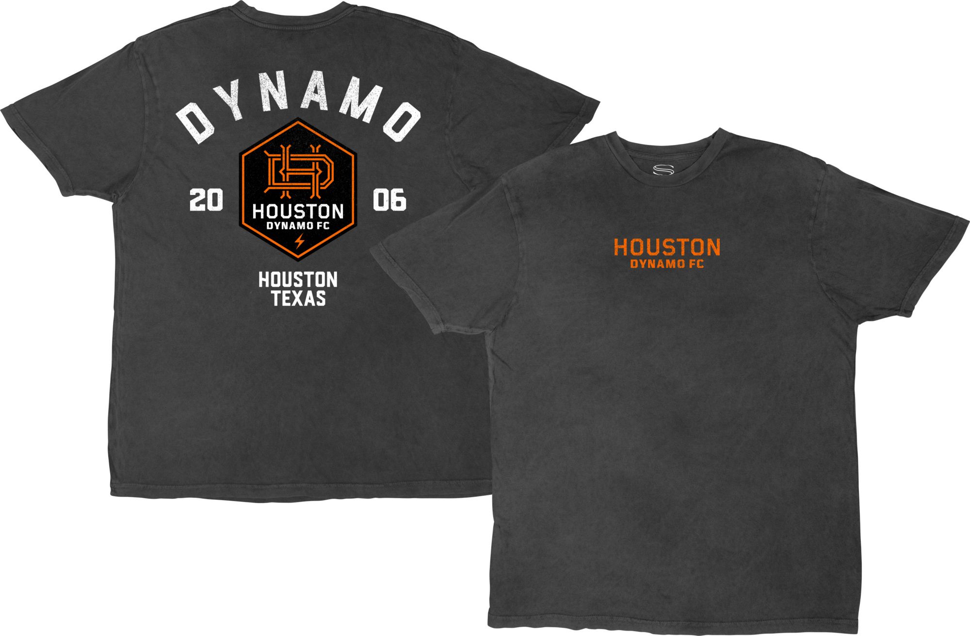 Stadium Essentials Men's Houston Dynamo Vintage Black 'Get Back' T-Shirt product image