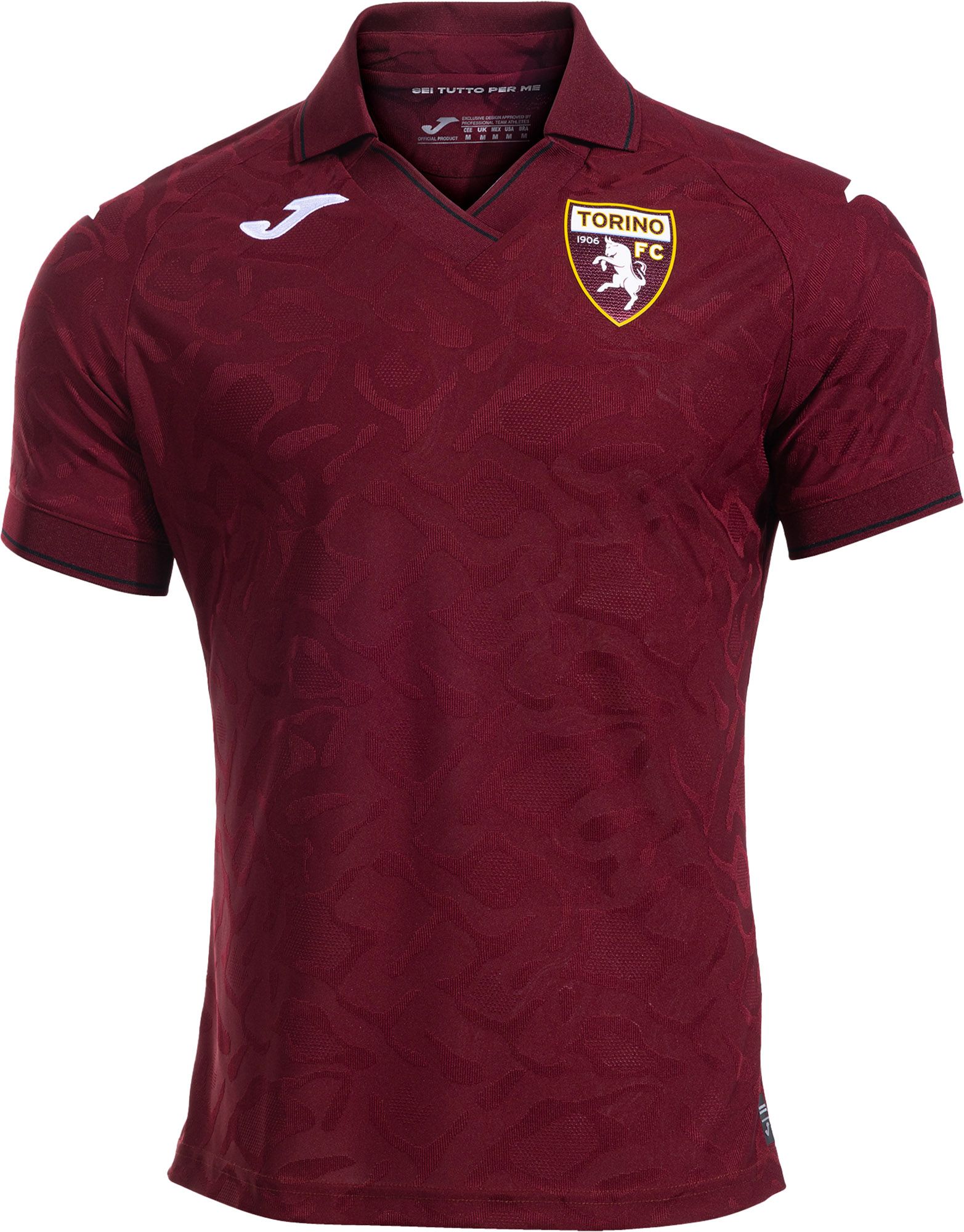 JOMA Men's Torino FC 2025 Maroon Third Replica Home Jersey product image