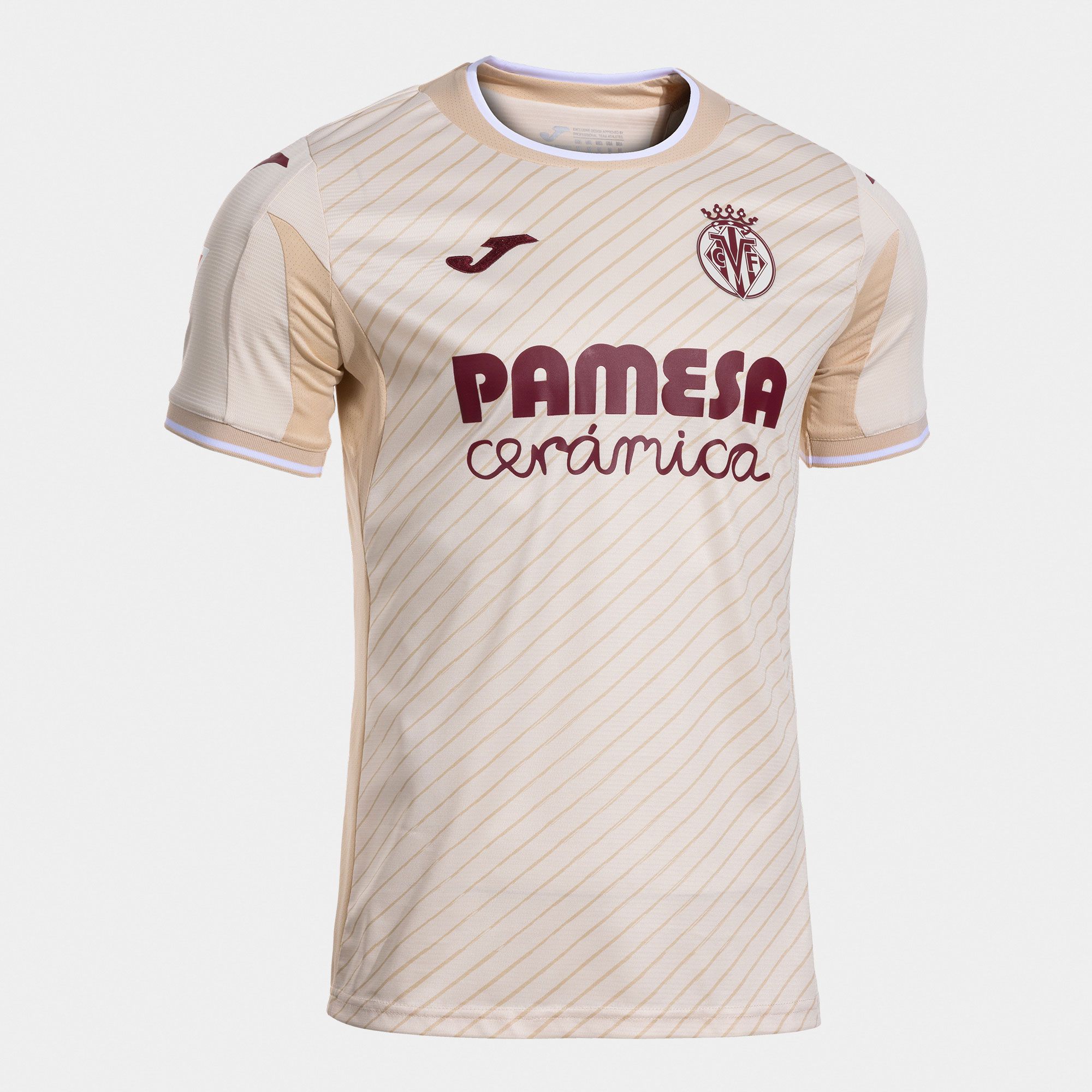 JOMA Men's Villarreal CF 2025 Offwhite Third Replica Away Jersey product image