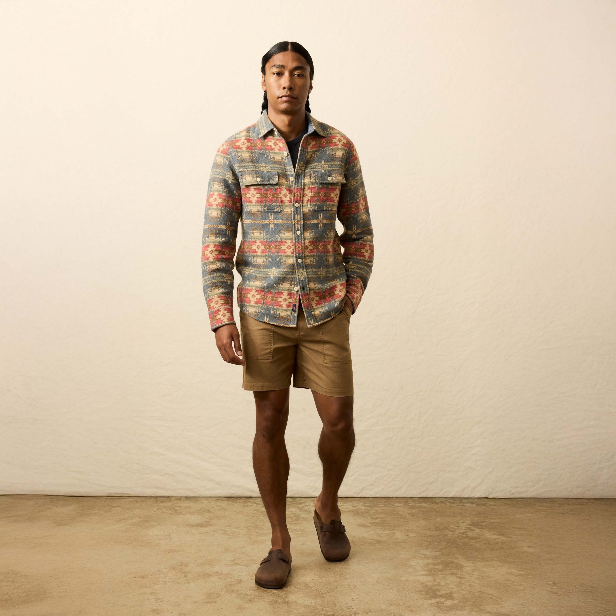 Faherty Men's Doug Good Feather Canyon Overshirt product image