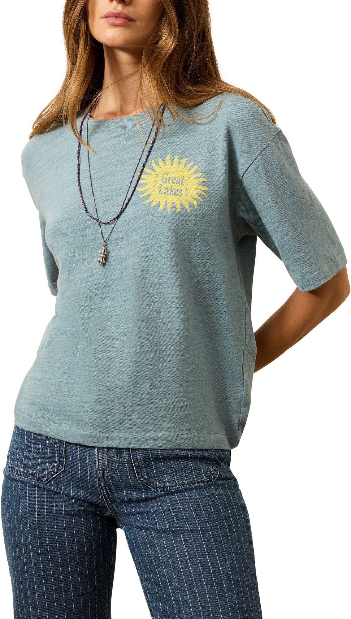 Faherty Women's Sunwashed Slub Vintage T-Shirt product image