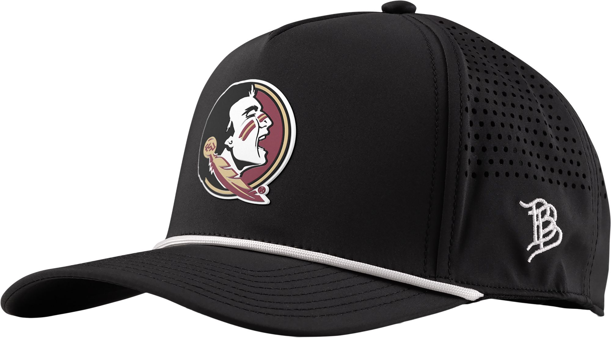 Branded Bills Adult Florida State Seminoles Black Logo Rope Adjustable Snapback Hat product image