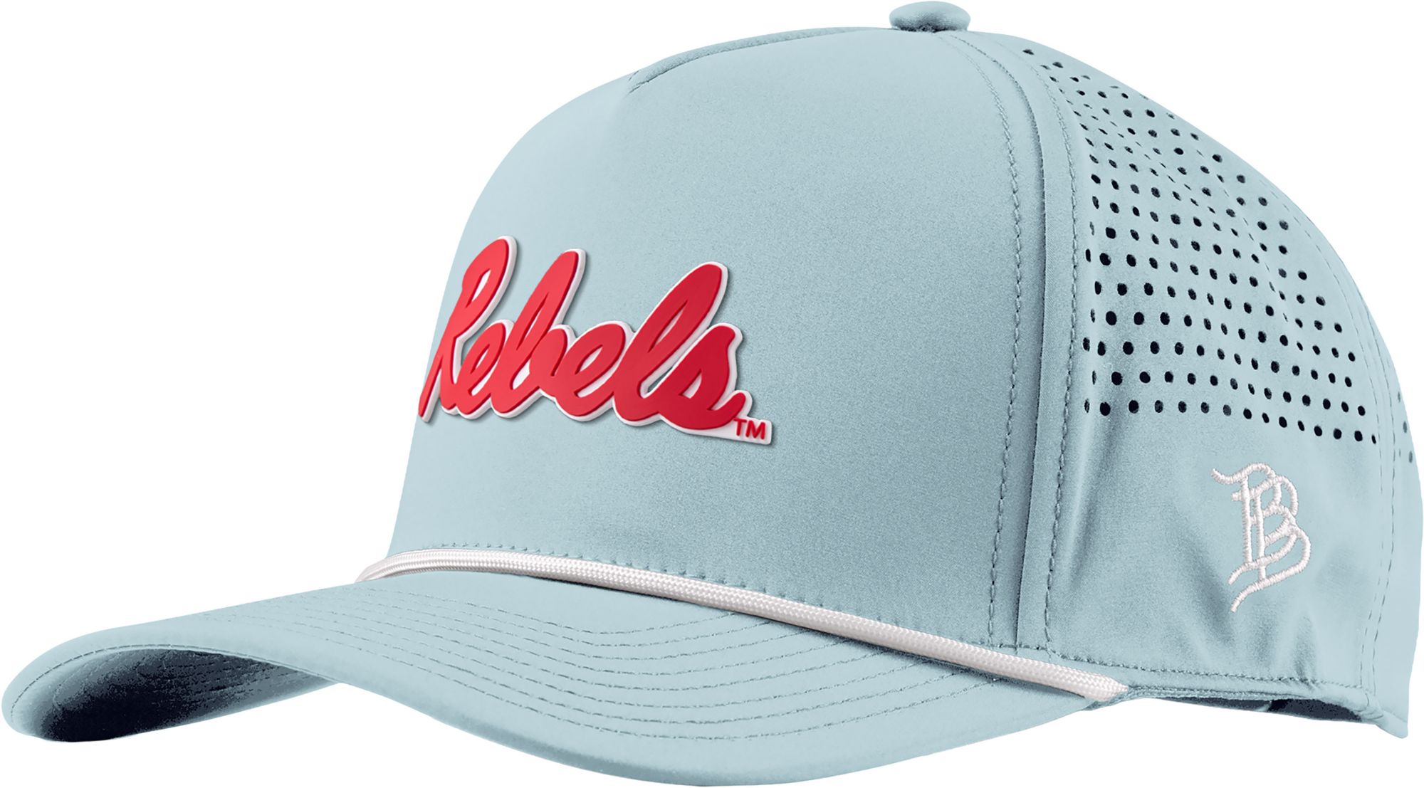 Branded Bills Adult Ole Miss Rebels Light Blue Rope Snapback Hat product image