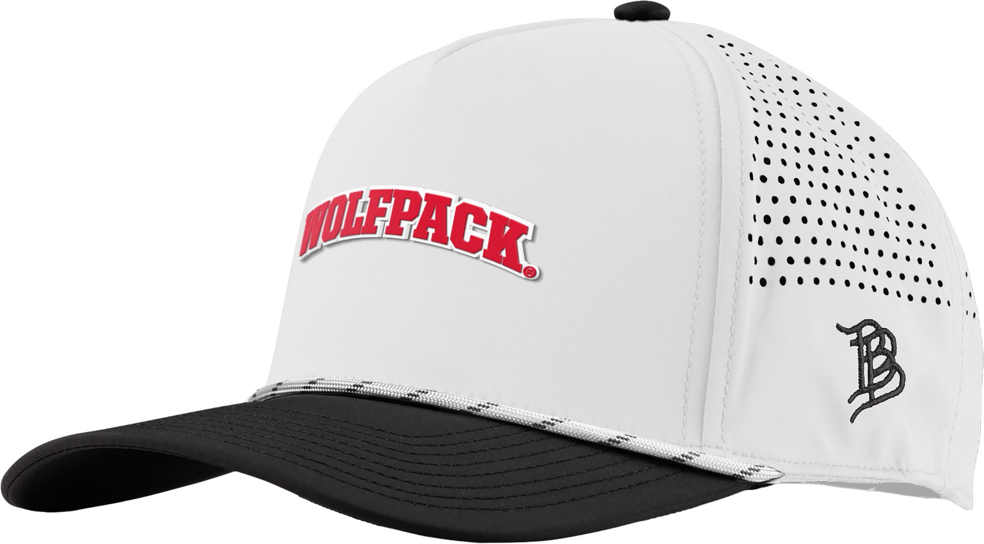 Branded Bills Adult NC State Wolfpack White Rope Snapback Hat product image