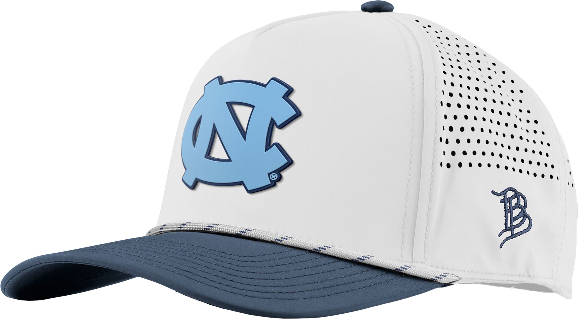 Branded Bills Adult North Carolina Tar Heels White Logo Rope Snapback Hat product image