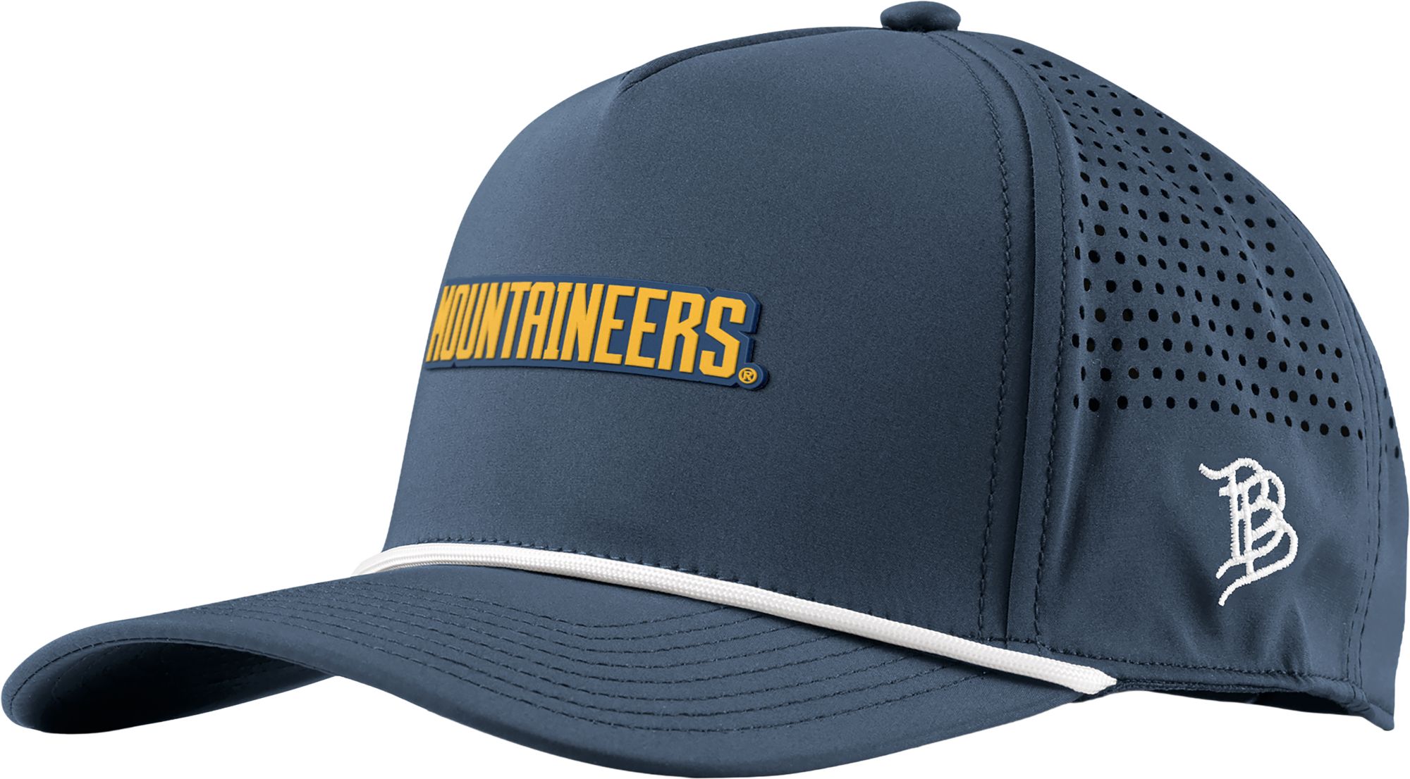 Branded Bills Adult West Virginia Mountaineers Navy Rope Adjustable Snapback Hat product image