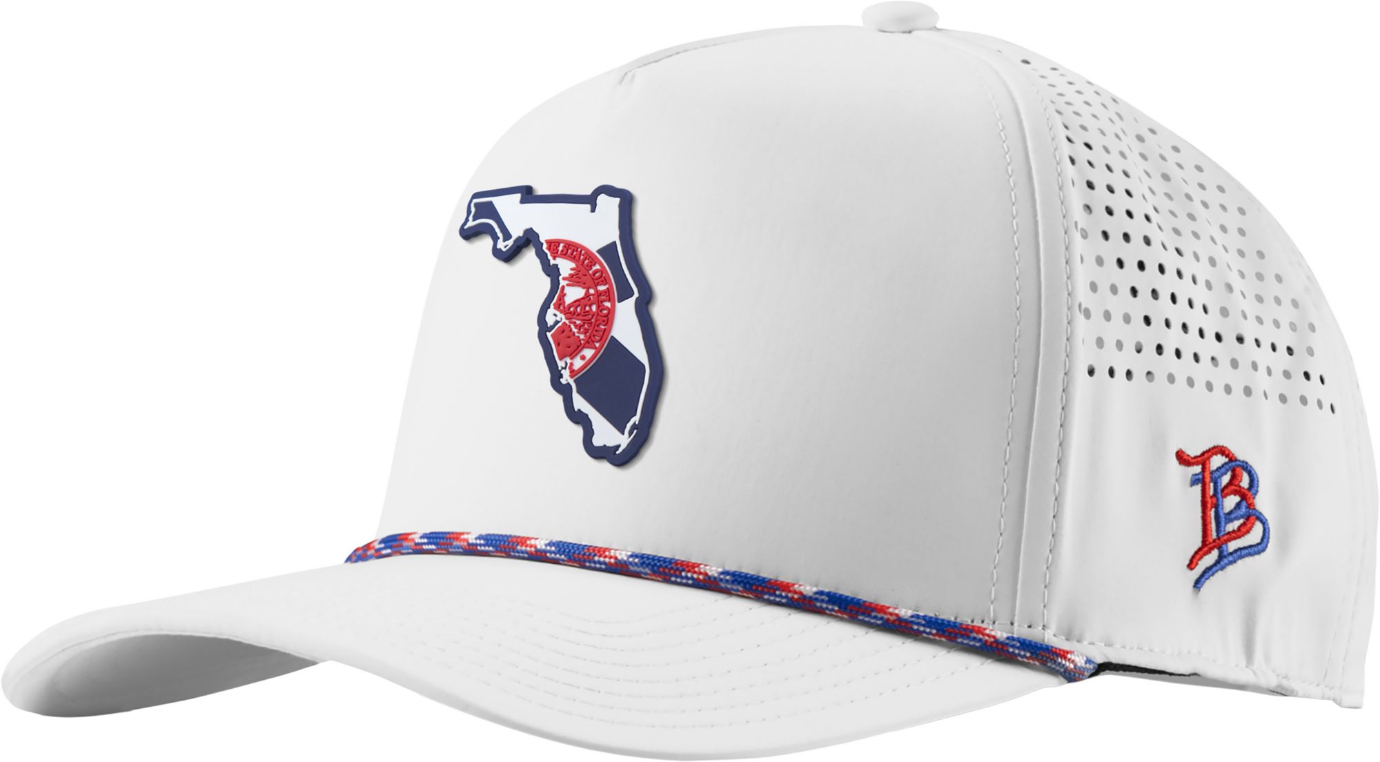 Branded Bills Adult Florida White Patriot Patch Rope Adjustable Hat product image