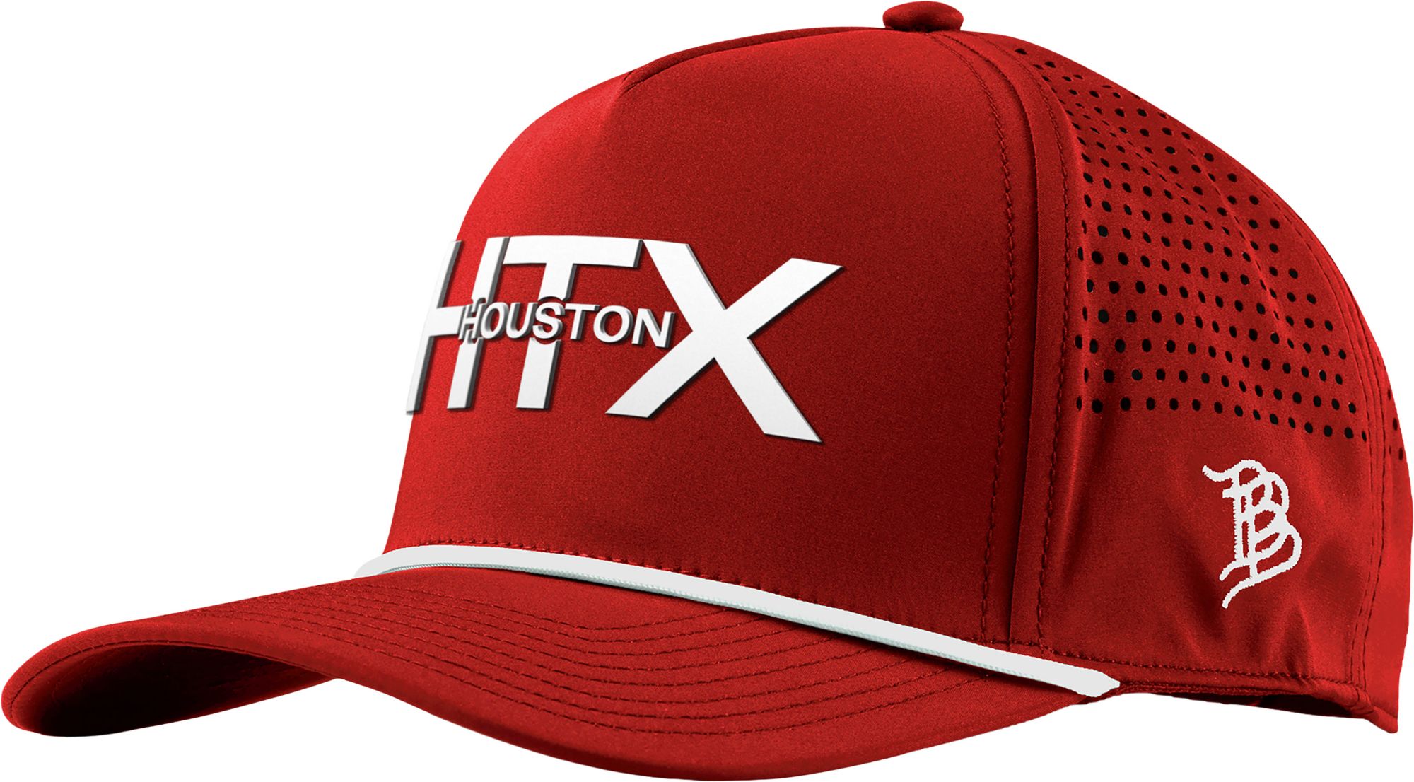 Branded Bills Adult Houston Red Block Patch Rope Adjustable Hat product image
