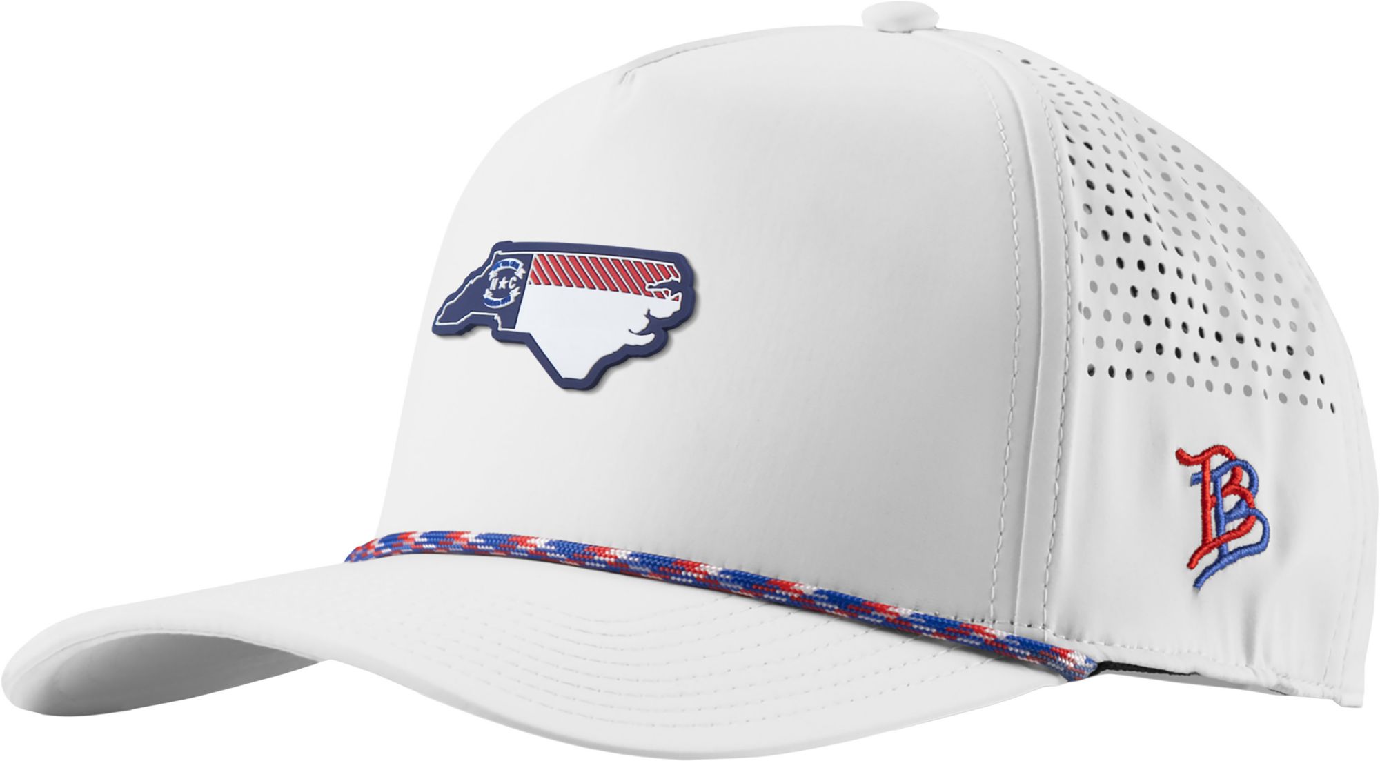 Branded Bills Adult North Carolina White Patriot Patch Rope Adjustable Hat product image