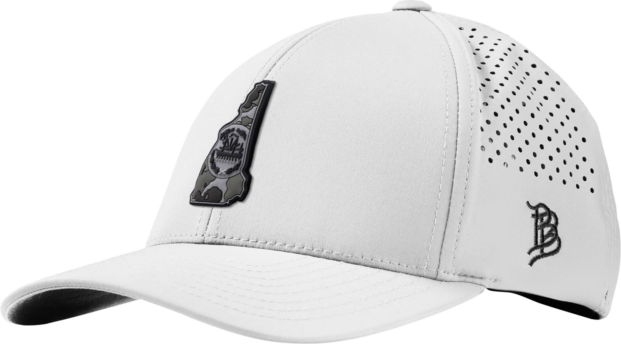 Branded Bills Adult New Hampshire White Patch Performance Adjustable Hat product image