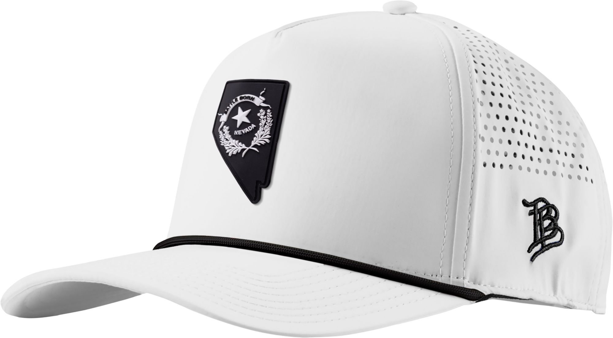 Branded Bills Adult Nevada White Vintage Patch Rope Adjustable Hat product image