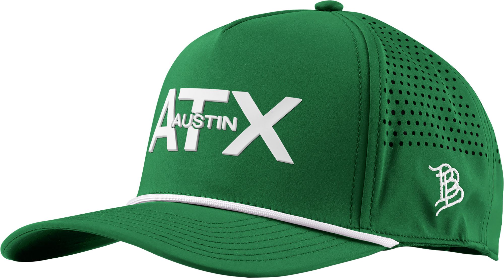 Branded Bills Adult Austin Green Block Patch Rope Adjustable Hat product image