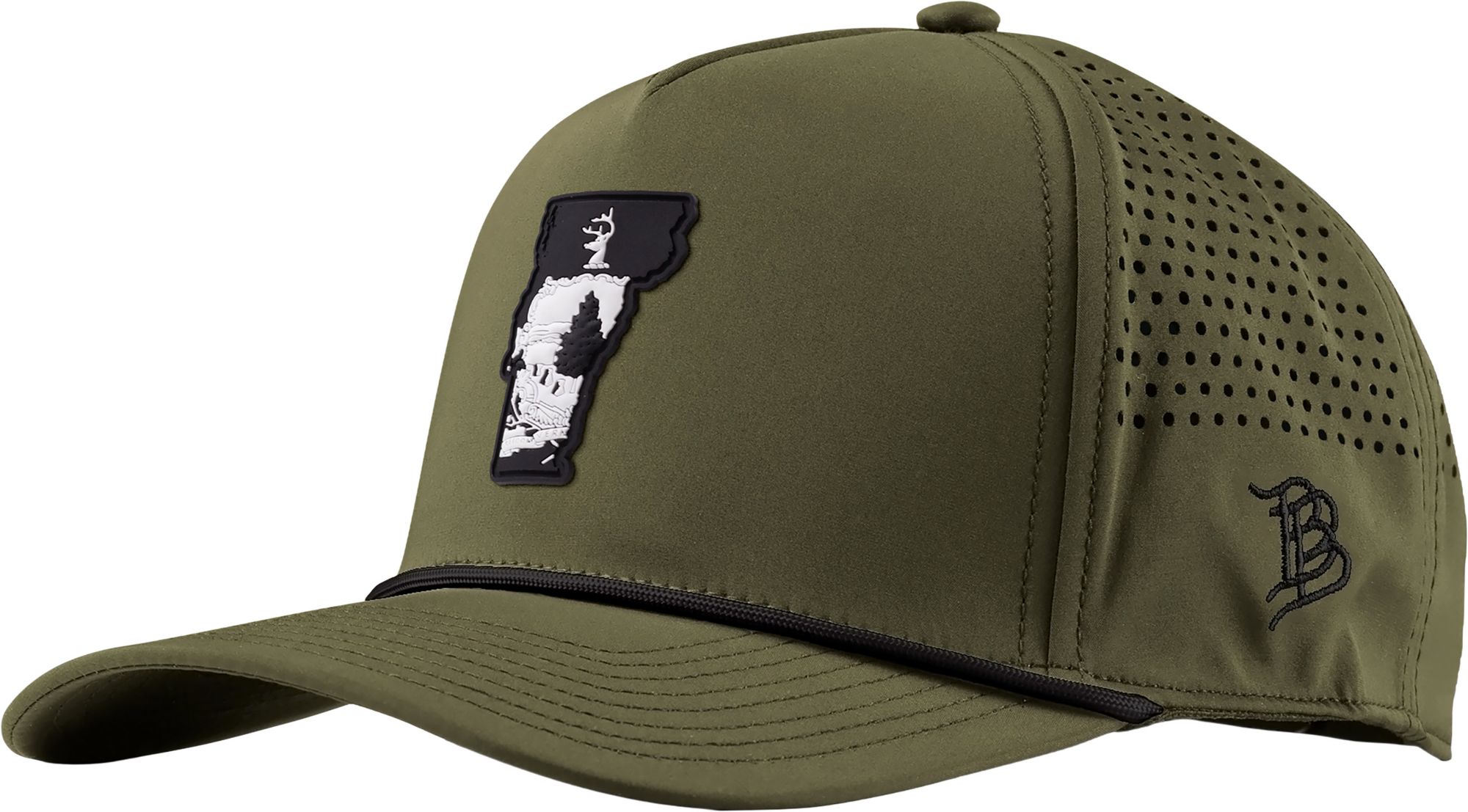 Branded Bills Adult Vermont Green Vintage Patch Rope Adjustable Hat product image