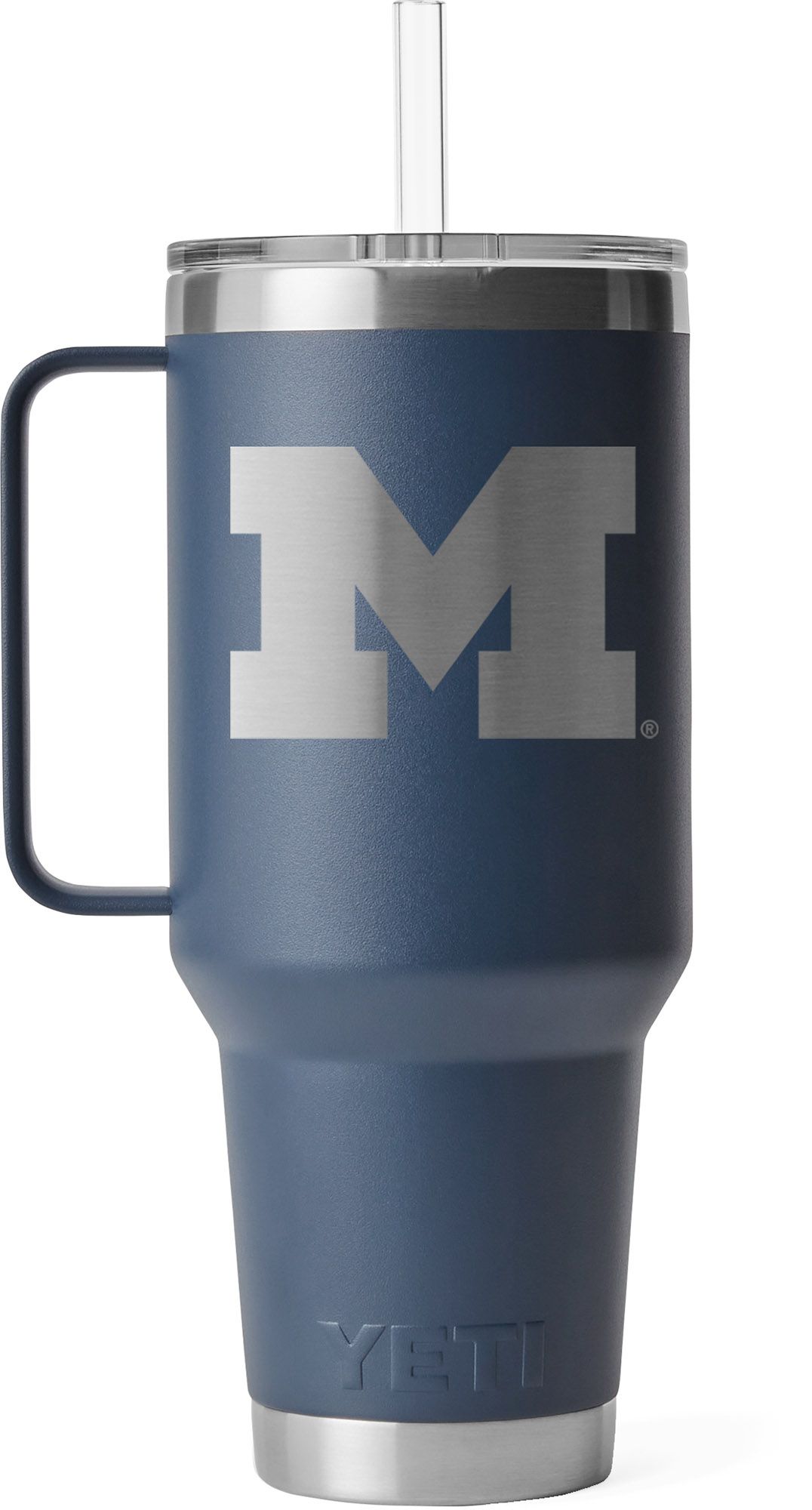 YETI Michigan Wolverines 42 oz. Rambler Mug with Straw Lid product image