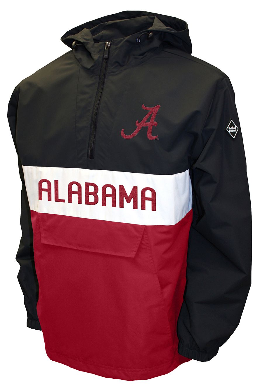 Franchise Club Men's Alabama Crimson Tide Black Beta Anorak Jacket product image