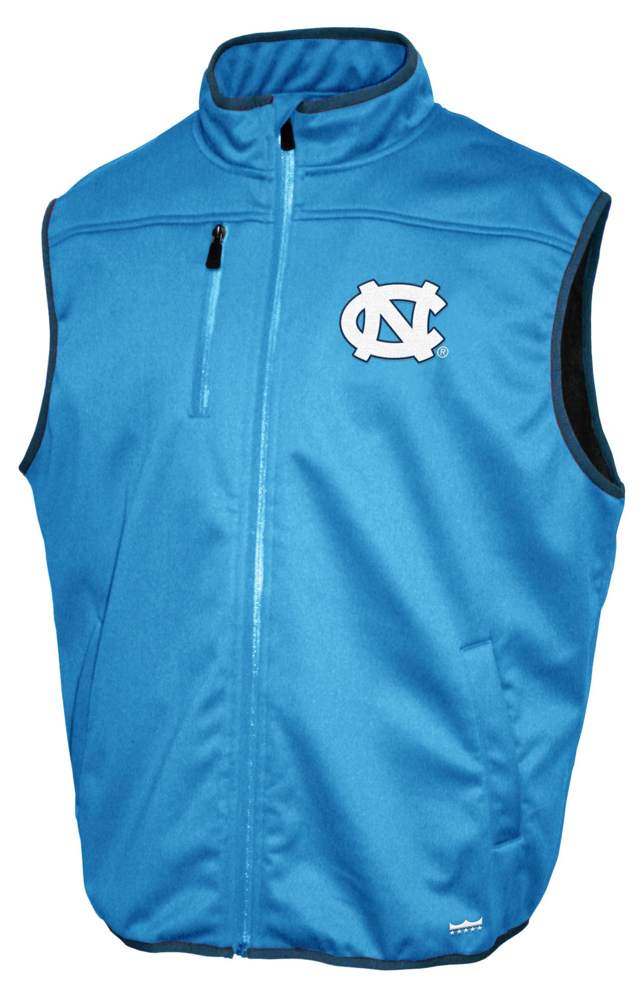Franchise Club Men's North Carolina Tar Heels Carolina Blue Softshell Vest product image