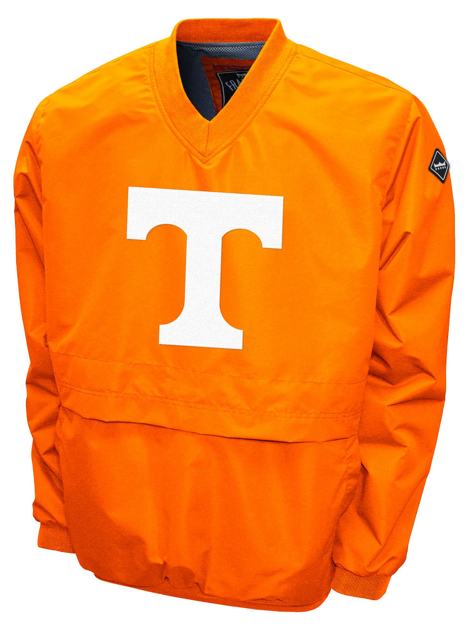 Franchise Club Men's Tennessee Volunteers Light Orange Big Logo Windshell Pullover product image