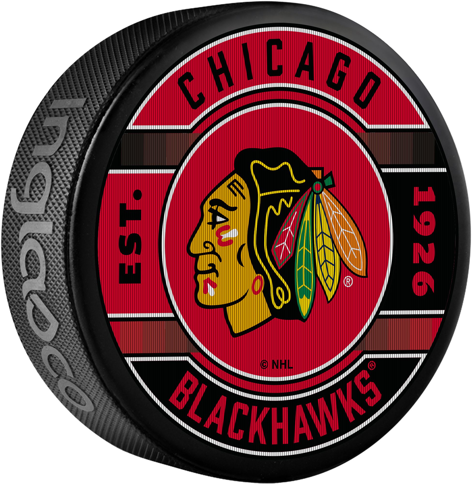 Inglasco Inc. Chicago Blackhawks Lenticular Puck Game Cube product image